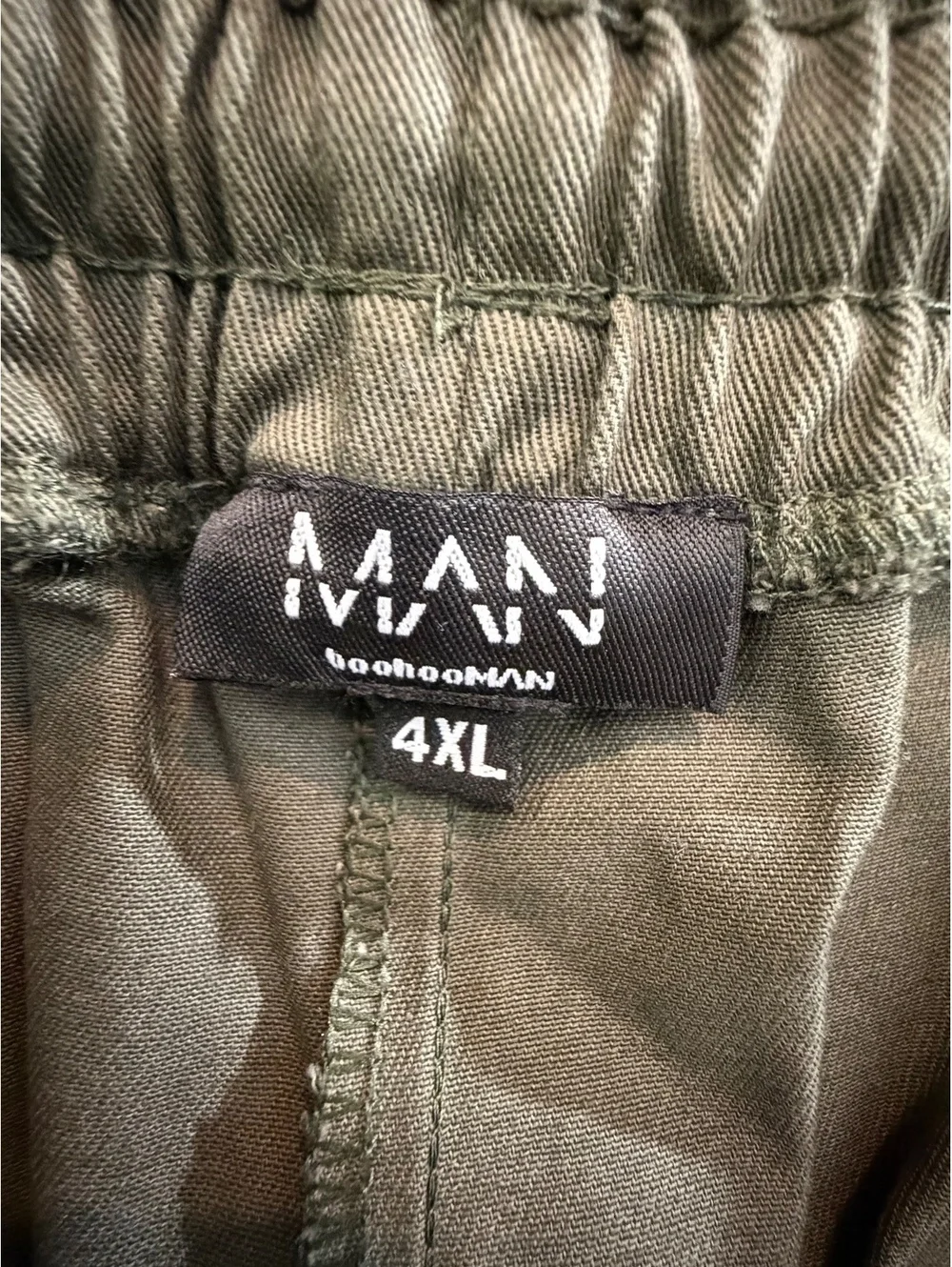 MANI olive cargo jogger pants